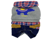 Dog clothes with elephant pic M