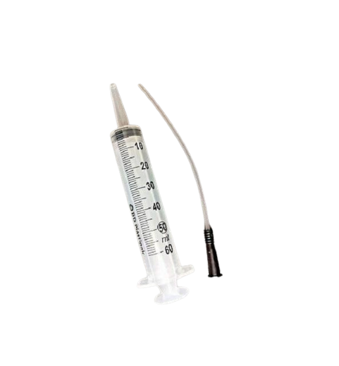 Hand Feeder With Rubber Hole