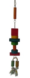 [000000002002] MINI BEAM Chewing Parrot toy 56*7cm