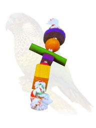 [000000002062] clown bird toy 33*8cm
