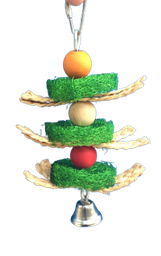 [000000002221] ثلاث كرات خشبية مع جرس 20*12 سم