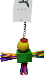 [000000002252] لعبة طيور خشبية ملونة 23*15 سم