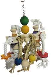 [0000000022934] 2 Sides Rope hanging toy 33*20cm