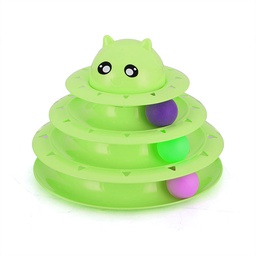 [6920210508113GN] Green Four Layers of Interactive Toys 24.5*19.5cm