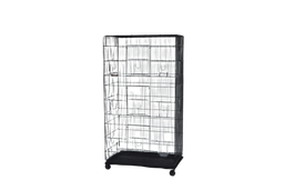 [6900424] قفص الطيور مع عجلات 78 × 48 × 140