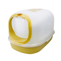 [6920210507203DY] CL203 Cat Litter Box 55*37*35cm Dark Yellow
