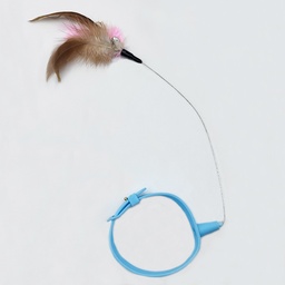[69152325325BE] Cat Teaser Collar Size:17-27cm Blue