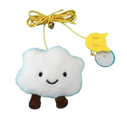[6924141297CLD] Door Hanging Cat Teaser Cloud Shape 2m