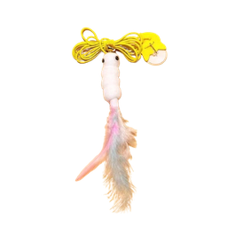 [6924141297CTR] Door Hanging Cat Teaser Caterpiller Shape 2m