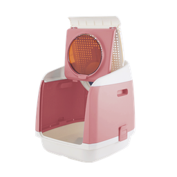 [6940528253592]  Cat Litter Box Pink 45.9*54.9*49.2cm