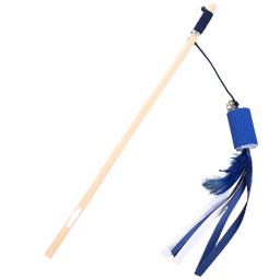 [6920210508402] Cat Wand Blue Feather 