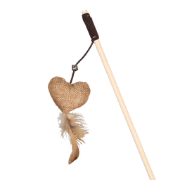 [6920210508301] Cat Wand Natural Heart Shape