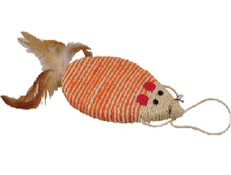 [6965232111199] Mouse Shape Scratch Post Cat toy 25*14