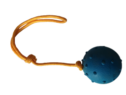 [6970899505785] Chewing Ball With Cotton Rope 38cm Pink