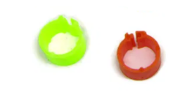 [0000268] Click Plain rings 100 Pcs 8mm