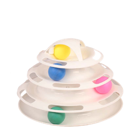 [6970420734882] RJ-735 White Four Layers of Interactive Toys