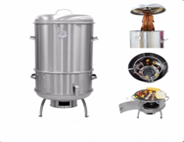 [48307791301] Round BBQ Machine 3 in 1