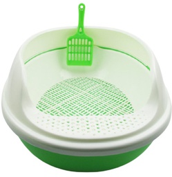 [69050308020GN] Round Double Layer Cat Litter Box 50*38*20Cm